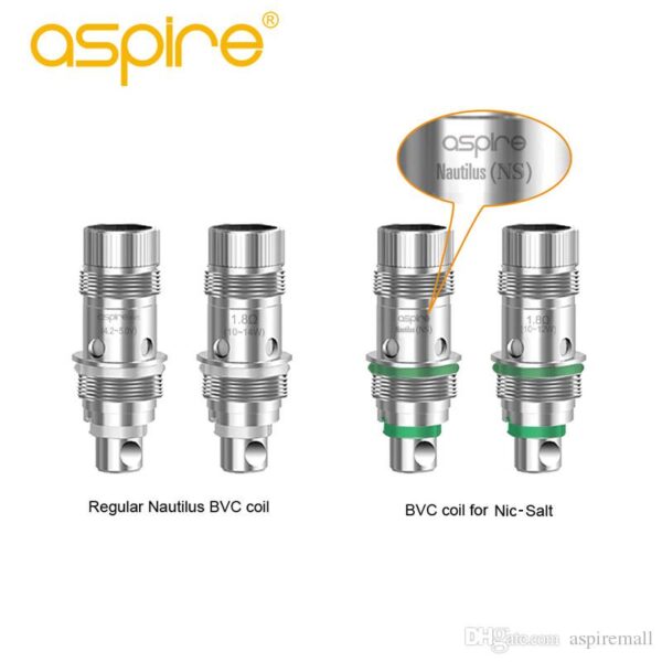 original aspire nautilus aio coils with